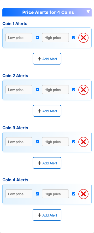7.1 ติดตั้งเพดานราคาให้แต่ละเหรียญ