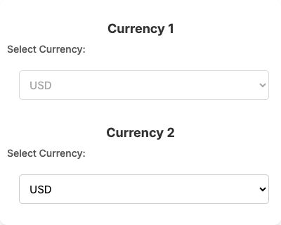 6.1 สกุลเงินเทียบมาตรฐาน (Currency 1 & 2)