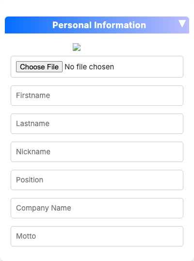 5.1 ข้อมูลส่วนตัว (Personal Information)