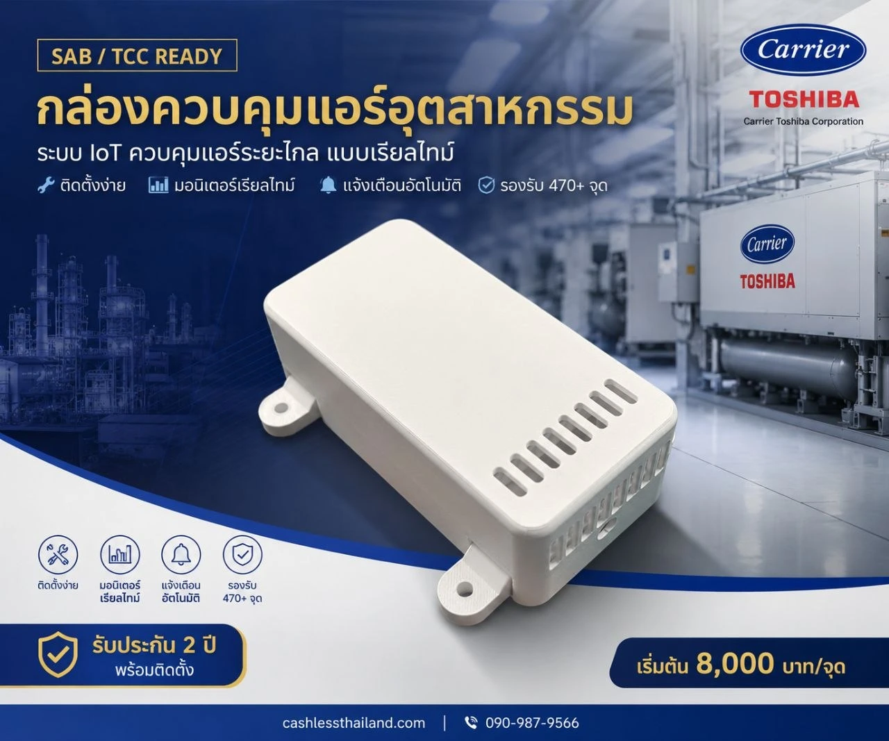 Industrial AC Control Box (SAB/TCC Ready)